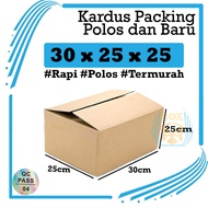 Box Packing 30x25x25 Kraft Material
