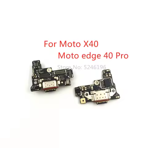 1pcs USB Charging Port Base Connector For Motorola Moto X40 Motorola Moto edge 40 Pro XT2301 Replace