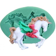 Vintage circus carousel horse silicone mould 1509A