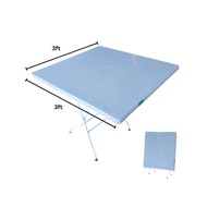 3V  3x3  Folding table meja lipat plastic table study table square table outdoor table