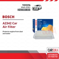 Bosch A2342 Engine Air Filter Element for Toyota Wish 1.8 2.0 ZGE (2009 - 2017)