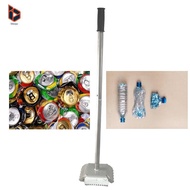 blesiya Metal Manual Trash Compactor Simple Design Hand Tool Bin Compactor for Waste Management