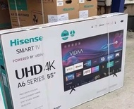 Brand new Hisense 55A6K 55 inch (UHD) 4K Ultra HD Google TV - Netflix YouTube and FREE Wall Bracket