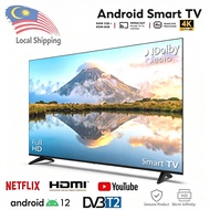 2026 65/55/50/43inch Smart TV | Android TV Built-in Digital TV & Speaker, WIFI, YouTube, DVB-T2 MYTV