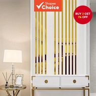 SS201 Stainless Steel Flat Decoration Line 10M Mirror Sticker 8K Gold Plated Room Decoration Aircon 