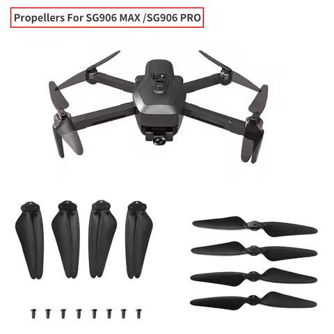 4pcs/Set Original Propellers For SG906 MAX /SG906 PRO 2 Replacement Propeller Blades Spare Parts RC 