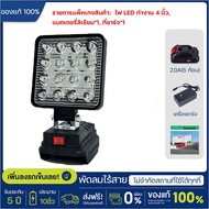 (รับประกัน 5 ปี)ไฟฉายแบตสว่าน 8นิ้ว ไฟฉายไฟทำงาน 21V Led ไฟทำงาน อาท์พุทกลางแจ้งตั้งแคมป์โคมไฟสำหรับ