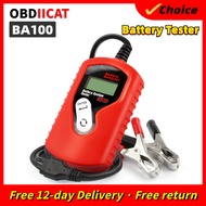 OBDIICAT Battery Checker 12v Digital For All Cars Data Analyzer Battery Tester BA100 Auto Motive Bat