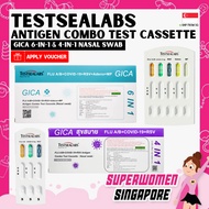 RSV, COVID-19 Antigen Rapid Test (ART) | Nasal Swab Test | Flu A/B Antigen Test Kit | SG LOCAL STOCK