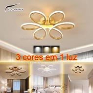 3 Colors Ceiling Lights LED Decorative Lights Home Living Room Minimalist Bedroom Place LED Ceiling Light Lamp