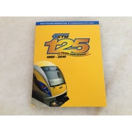 Malaysia Nordic Gold Coin Card duit syiling 1 ringgit  2010 KTM Keretapi Tanah Melayu Train 125 Years Anniversary BU