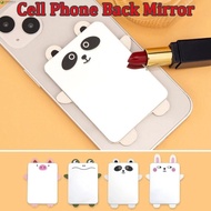 NEEDWAY Thin Self-adhesive Mirror, Rabbit Panda Phone Back Sticker Mirror, Mini Exquisite Portable Pig Animal Make-up Mirror Phone