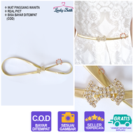 Ikat Pinggang Wanita Cewek Fashion Stretch Spring Belt Pitt4 Diamond Gesper Tali Pinggang Elastis wa