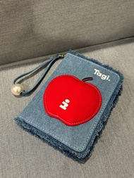 Tagi Bag "Ping Ping An An" Bang Bang Pearl Denim Passport Clip Passport Storage Bag Portable Card Ba