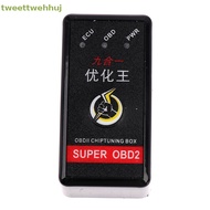 tweettwehhuj Super OBD2 Nitro OBD EcoOBD2 ECU Chip Tuning Box Plug Car Fuel Save More Power sg