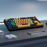 AULA F75 75% 80-Key RGB Wireless Gaming Keyboard, Gasket, Full-Key Hot-Swap, Tri-Mode