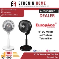 EuropAce 9" DC Motor Jet Turbine Tatami Fan EJF 7981V