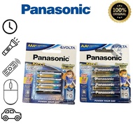 PANASONIC Battery  AA | AAA EVOLTA (Premium Alkaline) | Alkaline Battery | 4PCS CARD