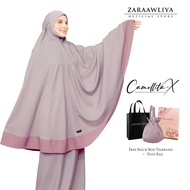 Zara Awliya | Telekung CAMELLITA-X [Free Bag Telekung, Pocket Box & Totebag]