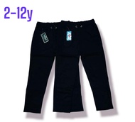 💝Ready Stock 💝 Seluar Kids Jogger Slack Pants Kain Stretchable Boy and girls Sizes 2y-12y