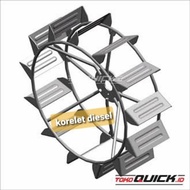 Roda besi sawah Traktor Quick impala / Traktor MTM1350D matsumoto