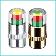 Tire Pressure Caps With Sensor 4 Pieces 2.4bar 36psi Easy To Read Sensor Indicator Tire Pressure Mon