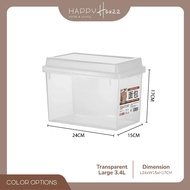 【READY STOCK】HAHO Bread Storage Container Bekas Roti Gardenia Freezer Fridge Stackable Large Opening