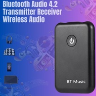 Bluetooth 4.2 Transmitter Receiver Wireless Audio Adapter 2 in 1 A2DP 3.5mm Jack Aux Bluetooth Adapt
