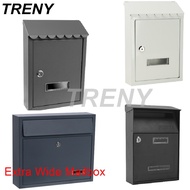 TRENY Japan Kampung Mail Box Post Letter Box/ Password mailboxIron Mail Box/ Besi Plastik/ Mailbox/ Letterbox Mail Box