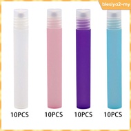 [blesiyaedMY] 10 Count 10ml Plastic Essential Oil Roller Bottles Roll On