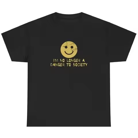 I m No Longer A Danger To Society T Shirt Ironic Cursed Offensive Dank Meme Tee