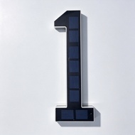 Solar Lighted House Numbers for Outside Warm Light LED Backlit Address Sign Large Modern Illuminated