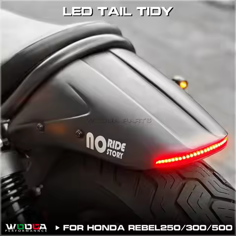 Tail Light Rebel250 Rebel300 For HONDA Rebel CMX 250 300 500 Turn Signal Rear Fender Kit Short Tail 