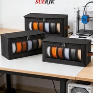 SUERJSG  Printing Filament Storage Box, Dustproof Visible Filament Storage Containers, Moisture-proo