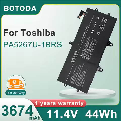 BOTODA PA5267U-1BRS Laptop Battery 11.4V 44Wh-3760mAh for Toshiba Portege X20W X20W-D X20W-D-10E X20