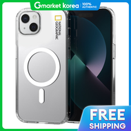 NATIONAL GEOGRAPHIC | เคสใสสำหรบ iPhone 14 Plus ของ National Geographic - รองรบ MagSafe