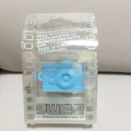 全新！淺藍色 相機造型 SD memory card holder (2 slots) 搶眼靚色！