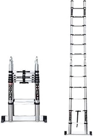 Ladder Aluminum Telescopic Ladder - Telescopic Ladder DIY Aluminum Folding Extendable Extension Ladd