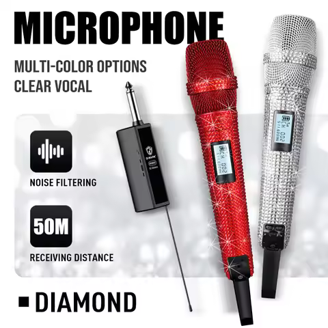 Diamond Microphone G-MARK SKM9000 2 Channels Wireless Handheld Mic Concerts Party For Clear And Stab