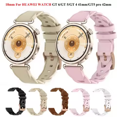 18mm Strap for Huawei Watch GT 6 5 Pro 42mm Sport Replacement Band for Huawei Watch GT 6 GT 4 GT 5 4