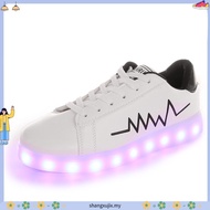 AIME Men/Women students ghost dance luminous shoes USB rechargeable led light sneaker Women's Shoes