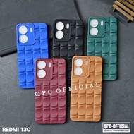Redmi 13C Macaron Color Finger Grip Case 3D Cubic Case Jacket 3D Redmi 13C