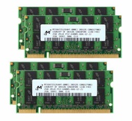 PC2-6400S 8GB 4X2GB DDR2 800MHz หน่วยความจำแรมหน่วยความจำโน้ตบุ๊คแล็ปท็อปสำหรับไมครอน