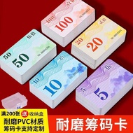 Mahjong Chips Chess Room Cards Chips Cards for Playing Cards Frosted Playing Mahjong Cards Poker Pok