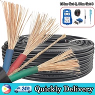 3 Core Wire 100m 50m Heavy Duty AWG 10 11 13 16 Cable 6mm 4mm 2.5mm 1.5mm For Welding Machine Extend
