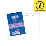 3.5" x 5"  NCR Restoran Order Chit Book 50set x 2ply (10book/pack）