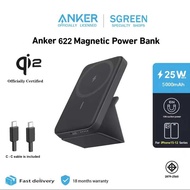 ♚ Anker Power Bank 622 Battery (Maggo) 5000Mah Foldable Magnetic Wireless Portable Charger At