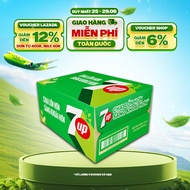 [SALE 25.6] Thùng 24 Chai Nước Ngọt Có Gaz 7Up (600ml/chai)