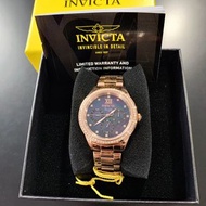 (Little bee小蜜蜂精品)INVICTA 英威塔 貝殼面 真三眼女款鋼錶