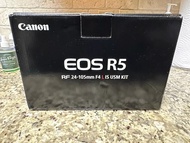 Canon EOS R5 45.0MP Mirrorless Camera - Black (RF 24-105mm f/4 L IS USM Lens NEW ORIGINAL